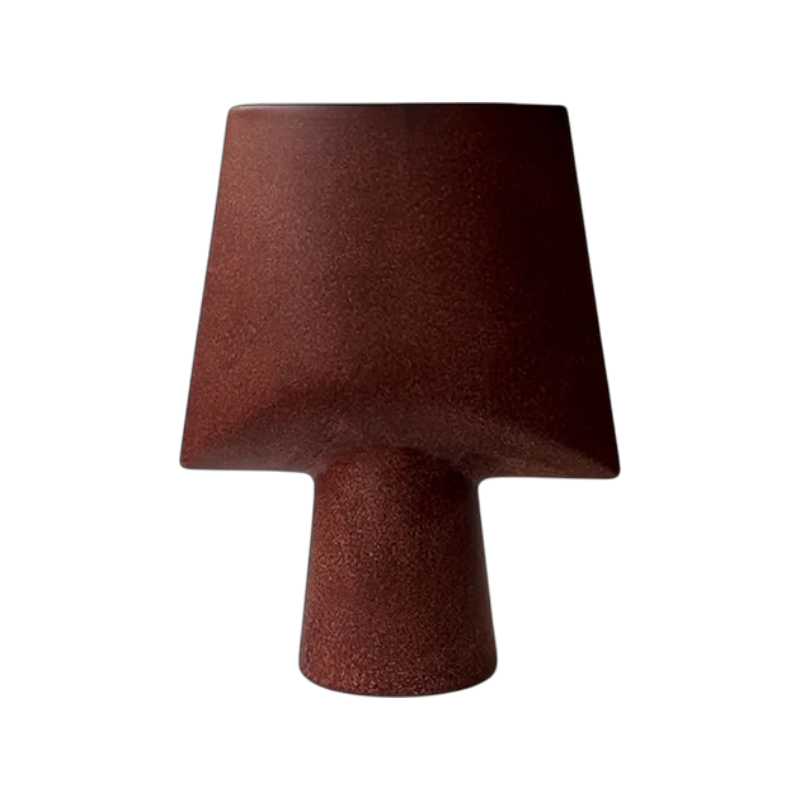 Terracotta Sculptural Vase