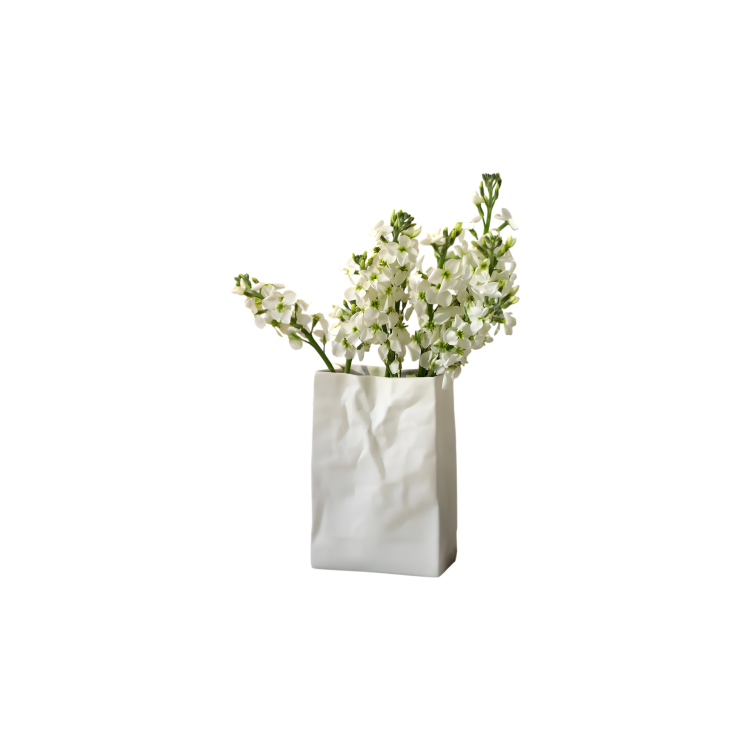 Folded Ceramic Paper Vase