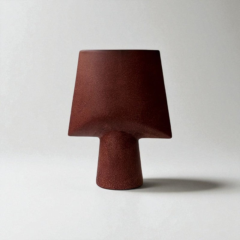 Terracotta Sculptural Vase