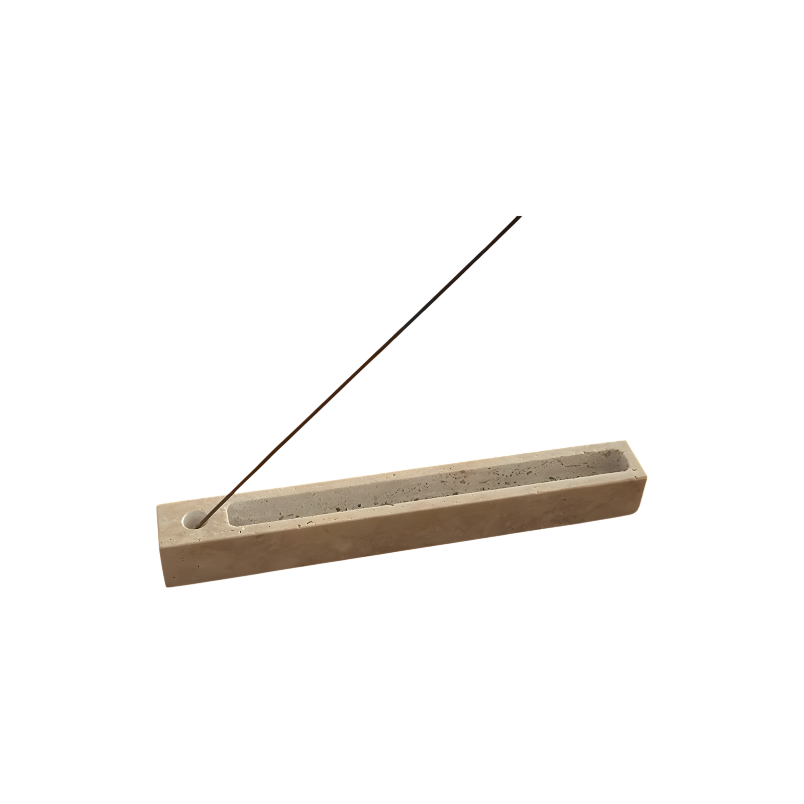 Travertine Incense Holder