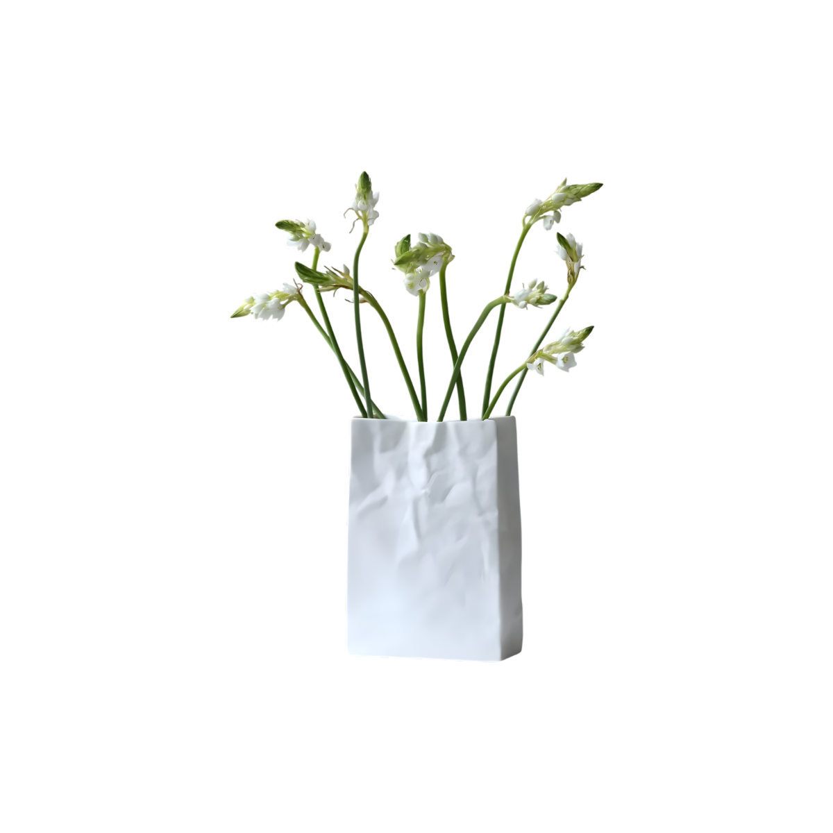 Folded Ceramic Paper Vase