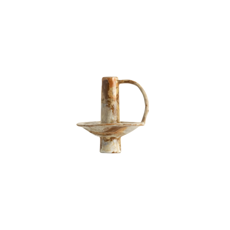 Rustic Ceramic Candle Holder